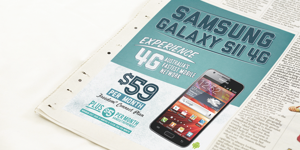 Fone Zone Samsung Galaxy S2 Newspaper Mockup
